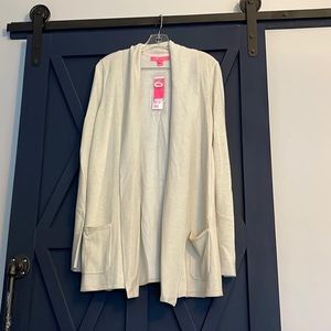 Lilly Pulitzer Gold Adaira Cardigan